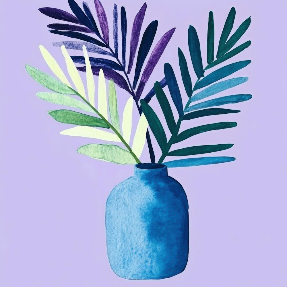 Palms In A Vase