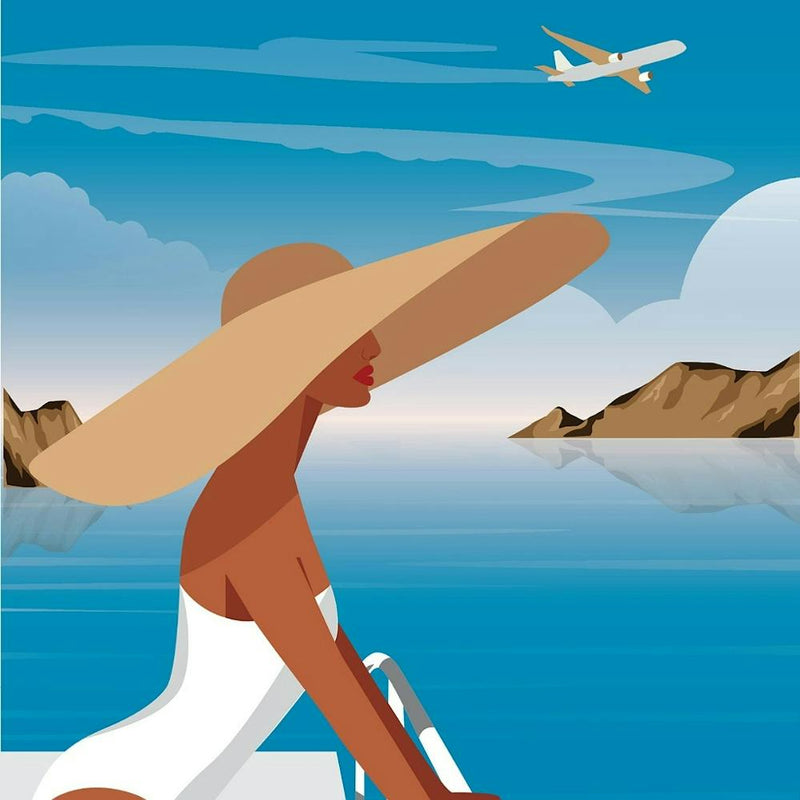 Woman On A Boat