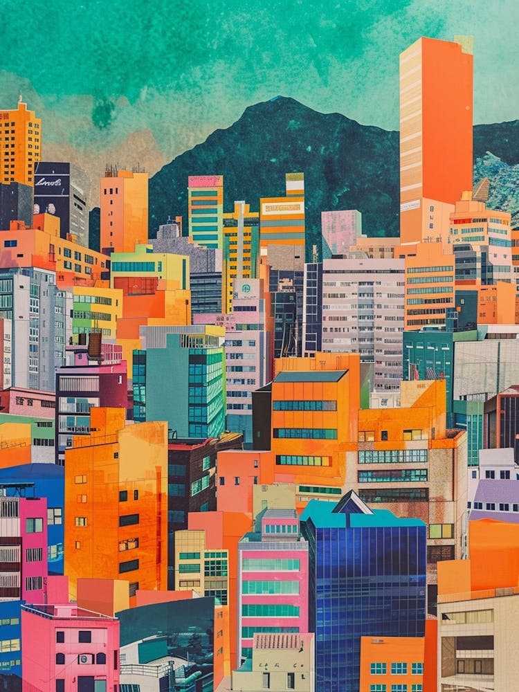 Kitsch 1980s Seoul Collage 3