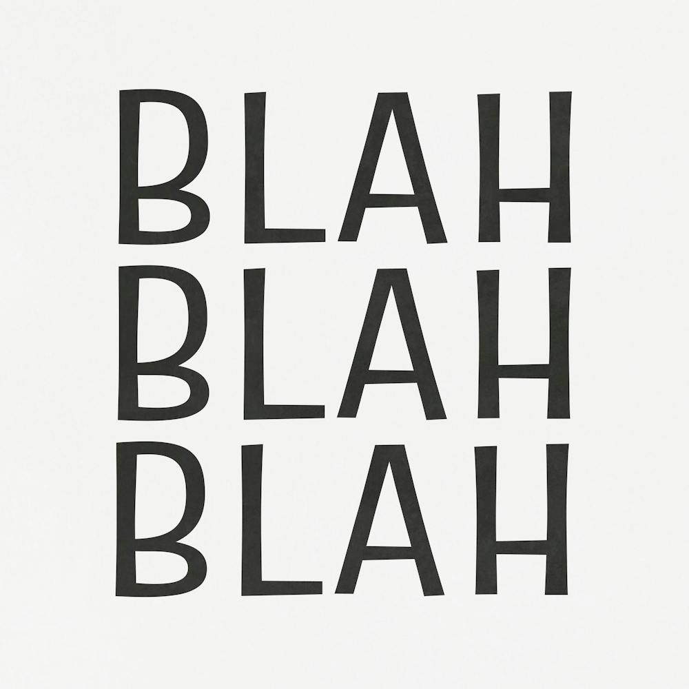 Blah Blah