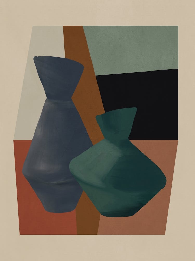 Abstract Art Vases 5