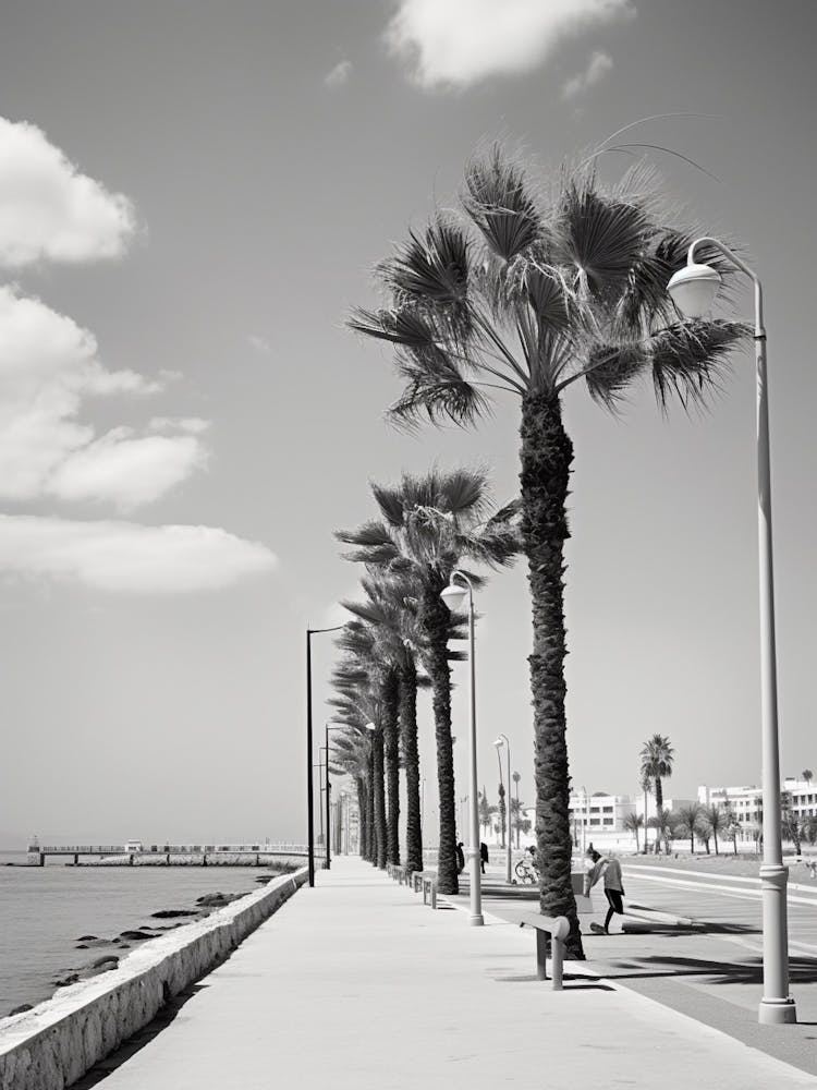 Limassol Cyprus Mediterranean Black And White Photography Analogue 4