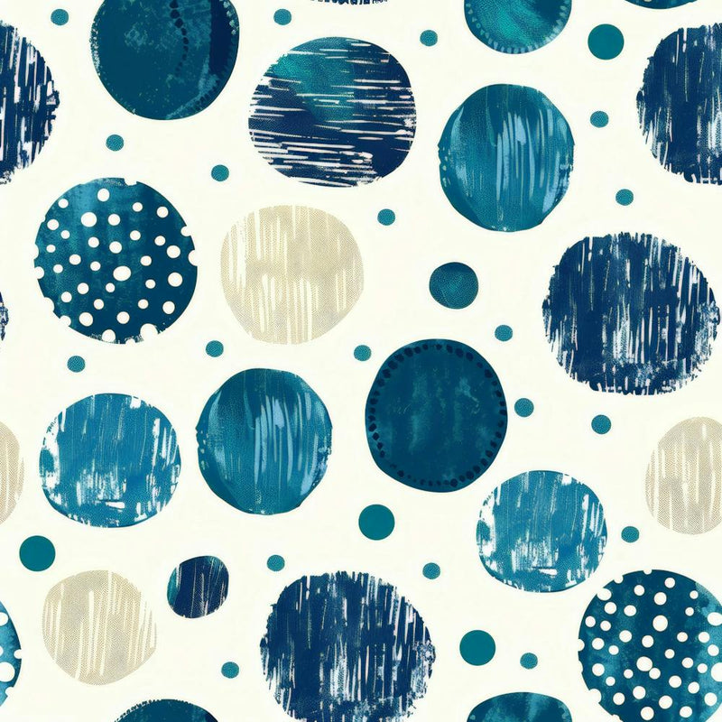 Blue Polka Dots 5