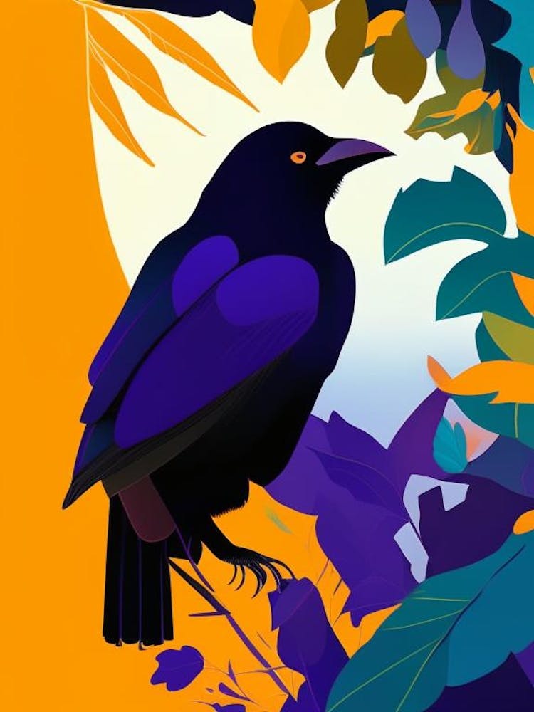 Crow Pop Matisse Bird