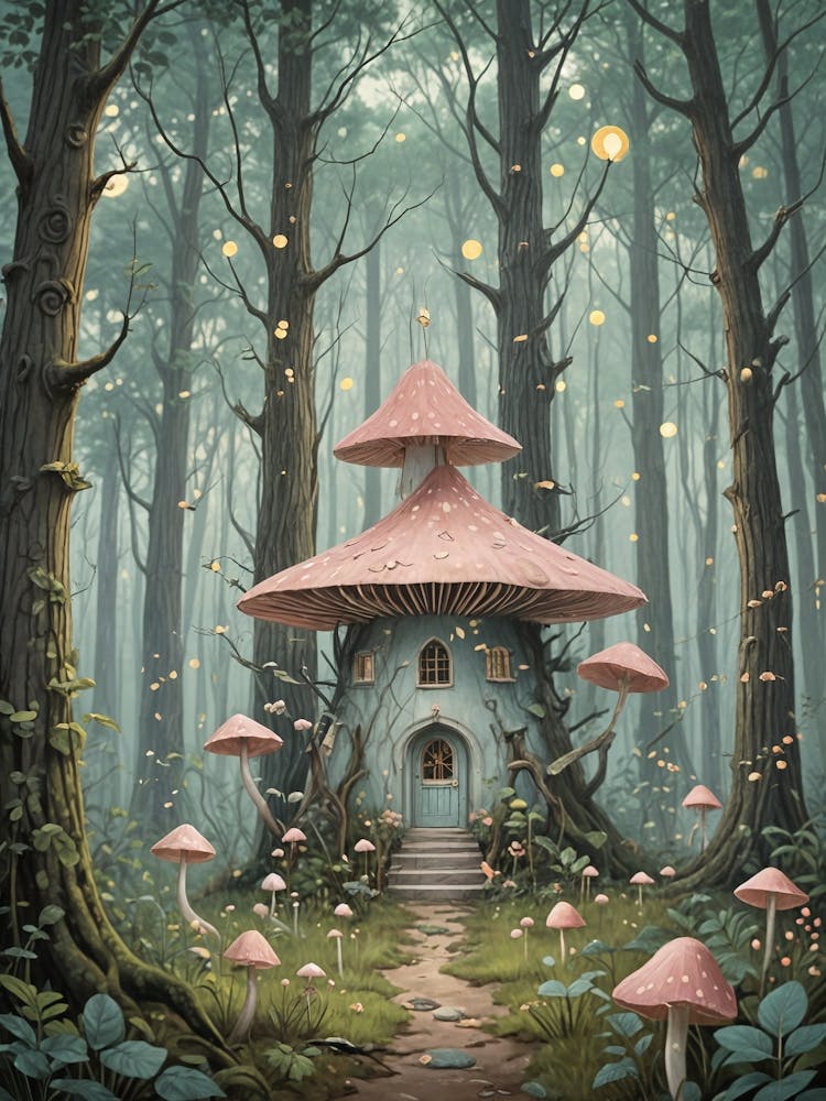 Fairytale Mushroom House no2