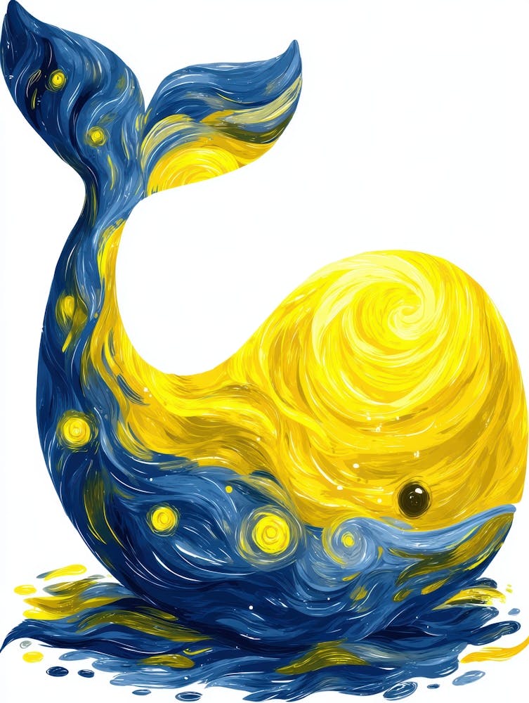 Starry Night Whale