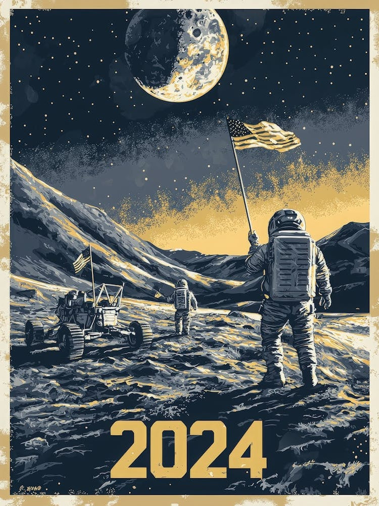 Aihrgdesign A Space Exploration Poster Imagining The Artemis 3