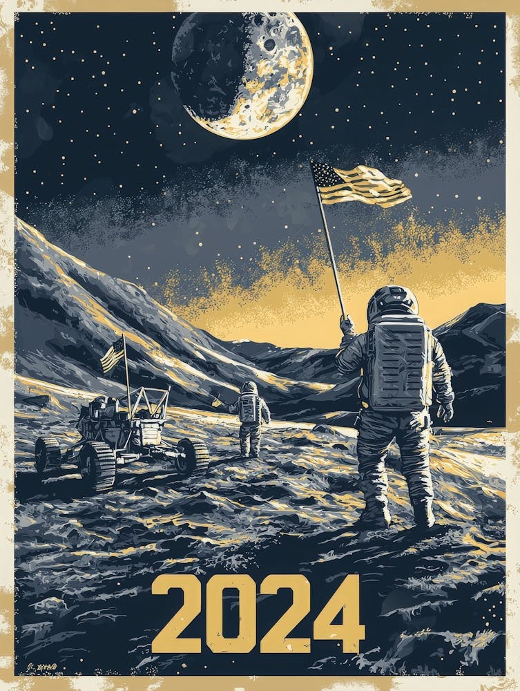 Aihrgdesign A Space Exploration Poster Imagining The Artemis 3