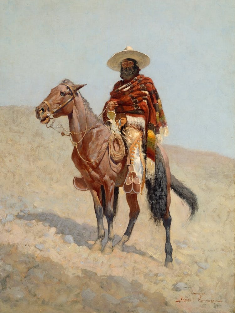 A Mexican Vaquero, Frederic Remington
