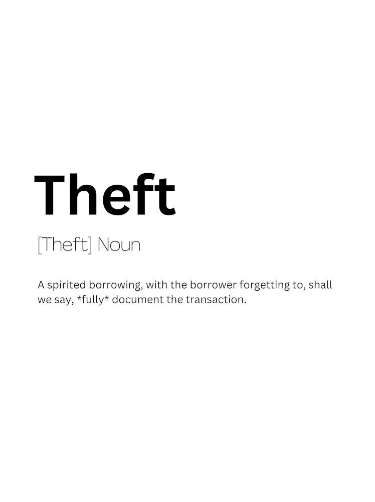 Theft Definition Meaning
