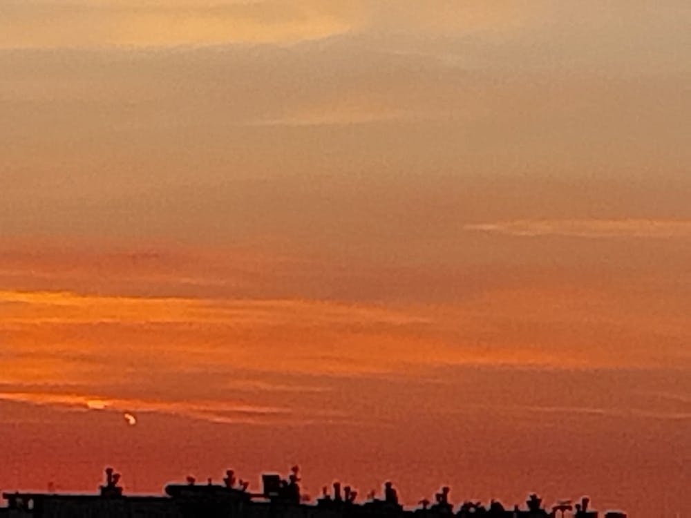 Sunset Over The City