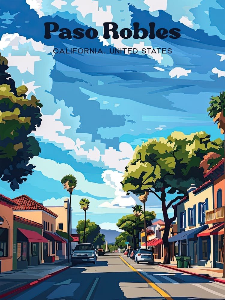 El Paso De Robles Kalifornien Reisekunst