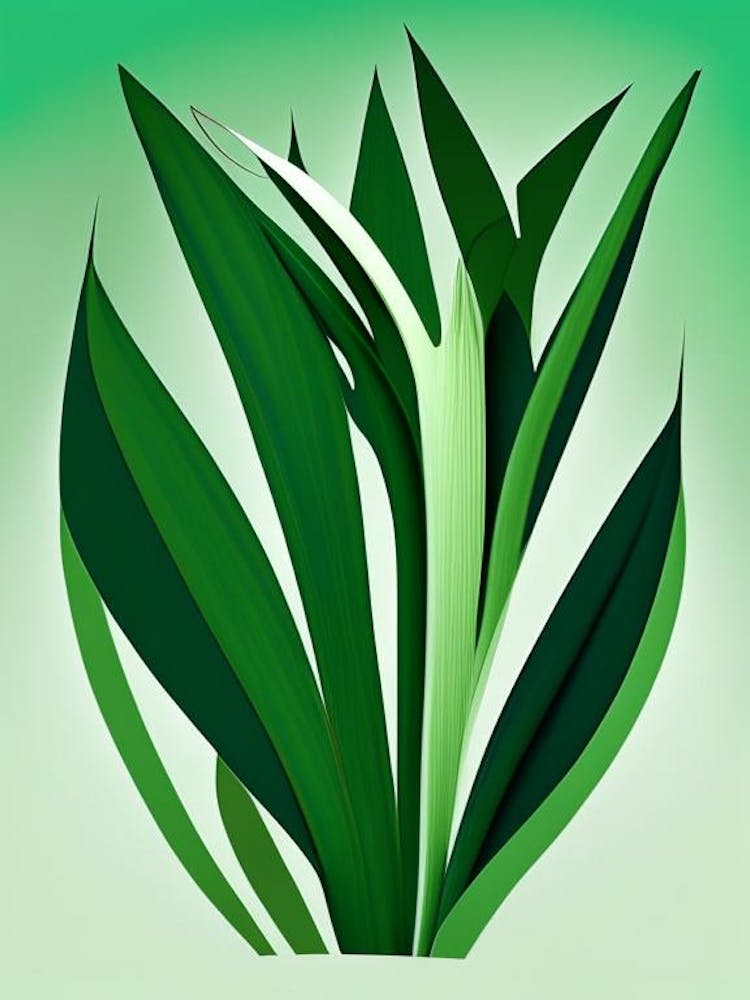 Wild Onion Leaf Vibrant Inspired