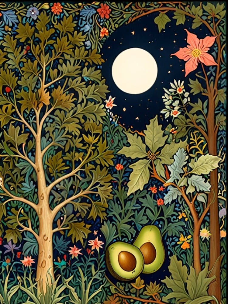 William Morris Night In The Garden 15