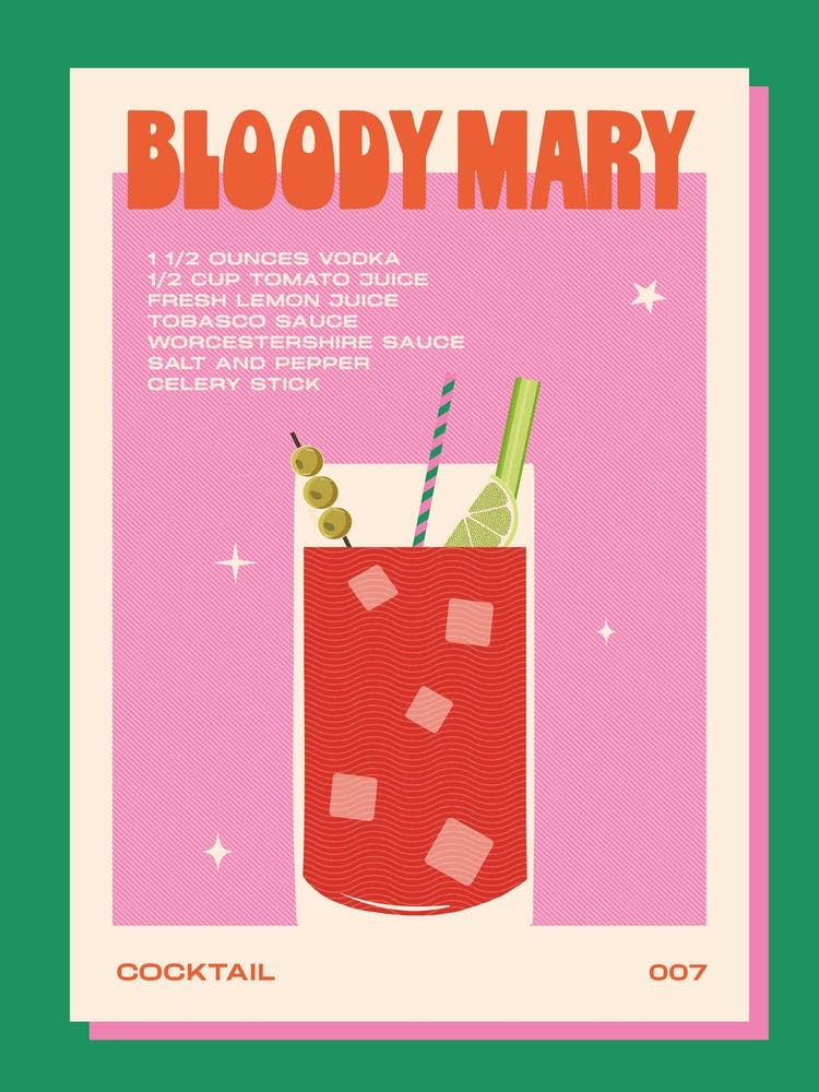 Bloody Mary Green & Pink