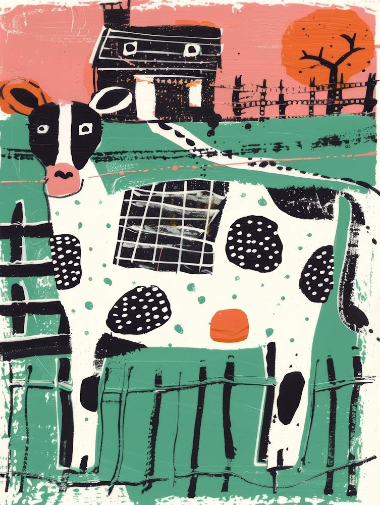 Cow In A Field 2