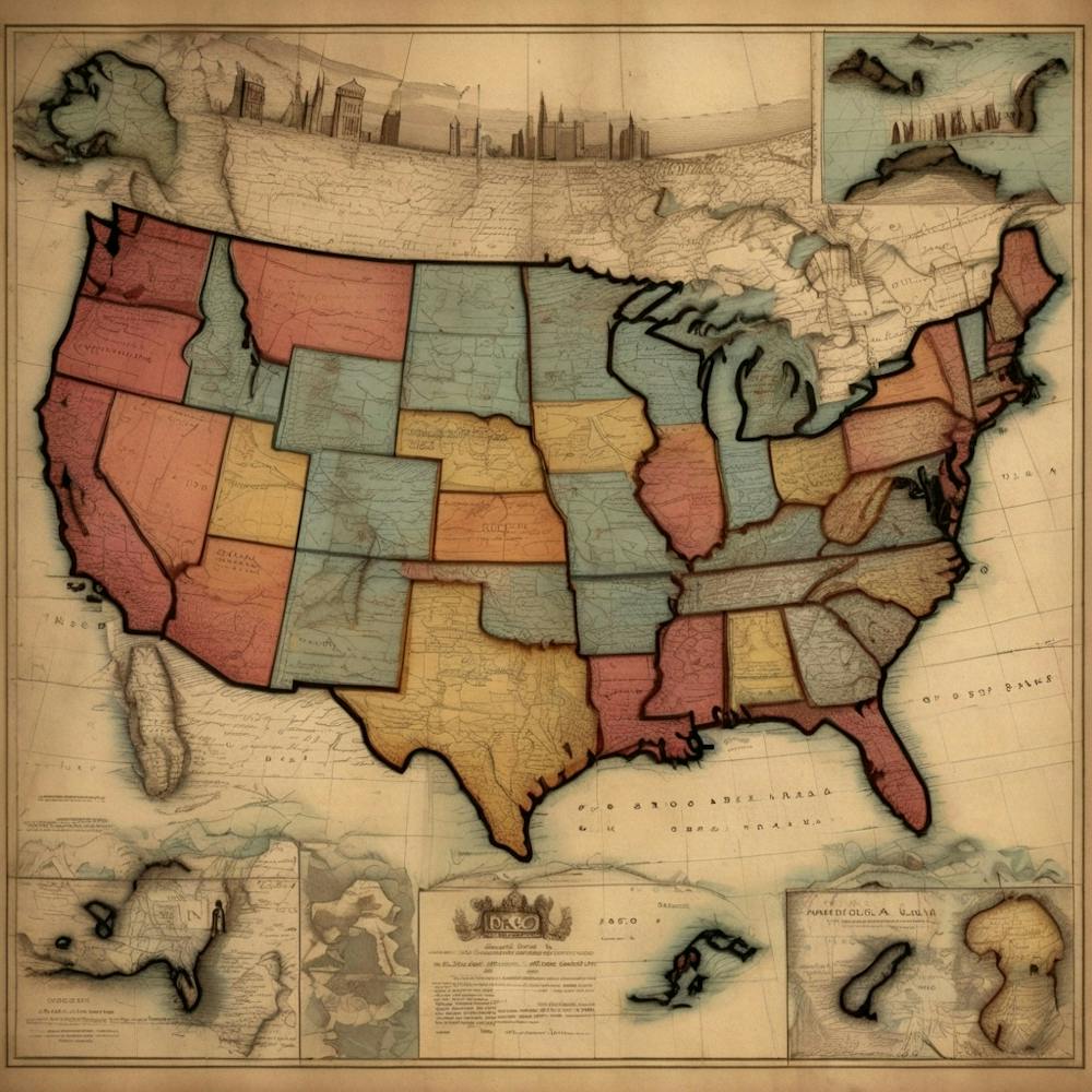 Default Vintage Map Usa Aesthetic 0 (1)