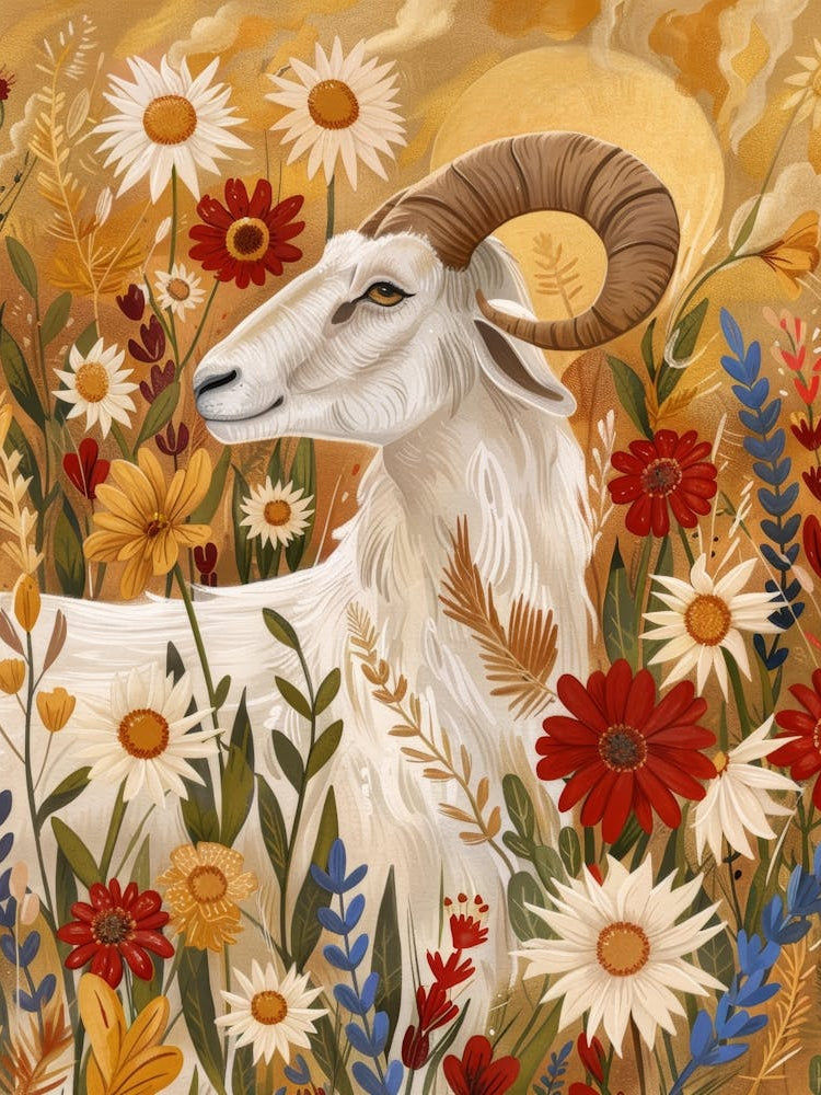 Ram In The Meadow