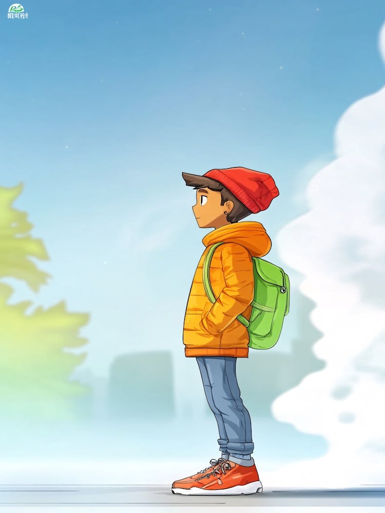 Lofi Boy With A Backpack