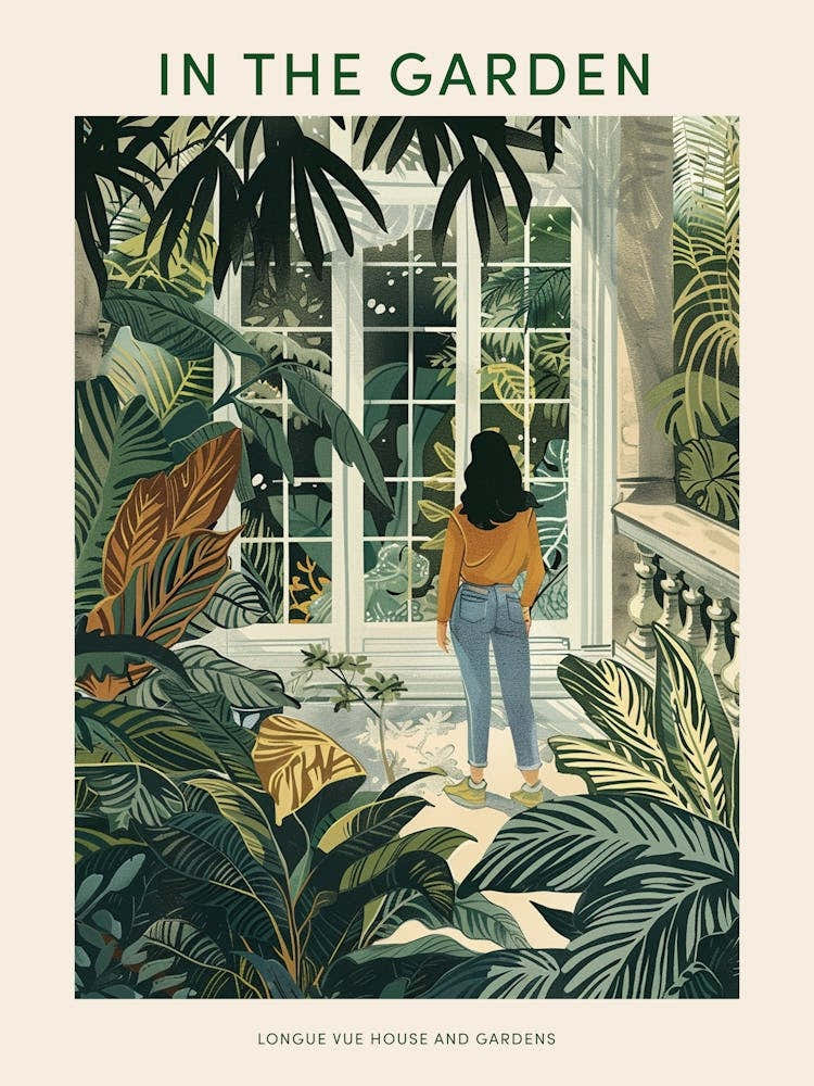 In The Garden Poster Longue Vue House And Gardens Usa 1