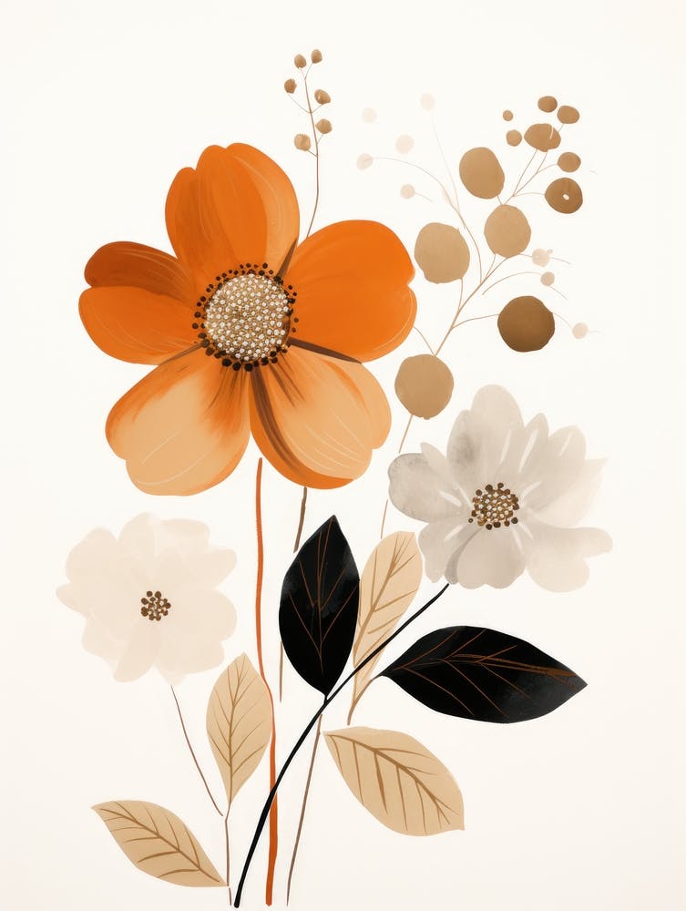 Orange Flowers 1