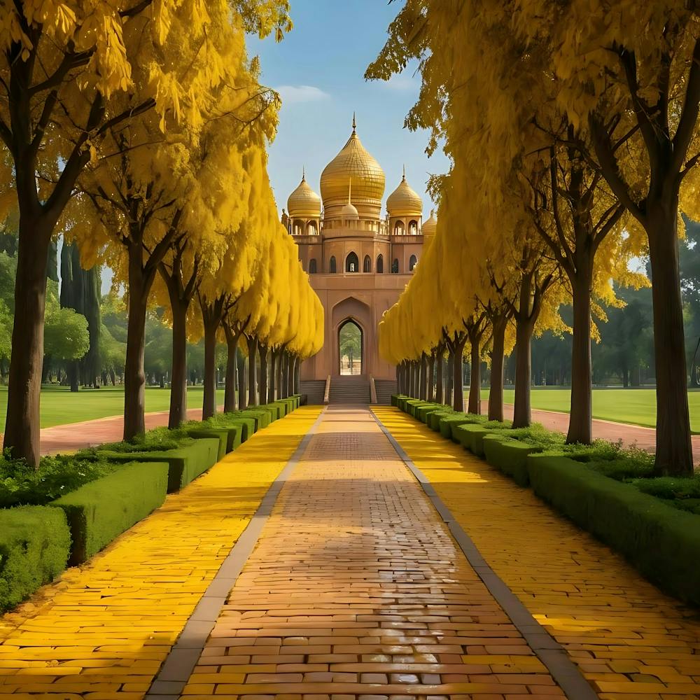Yellow Brick Road vers la maison du prince