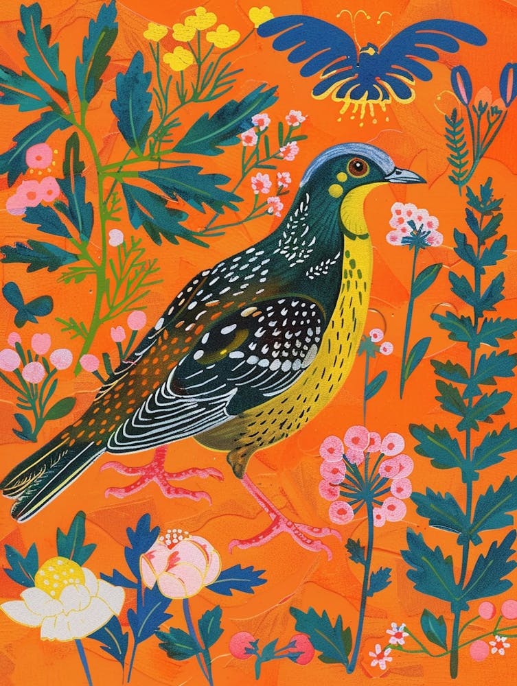 Spring Birds Partridge 3