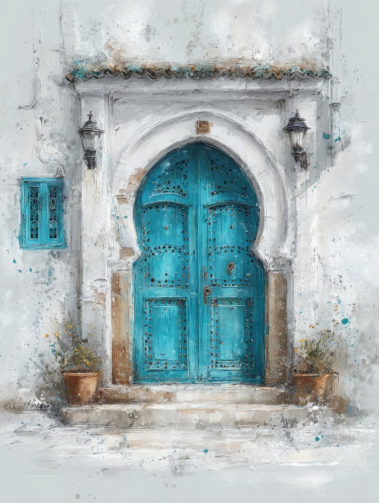 Aihrgdesign Isolated Watercolor Painting Of Moroccan Building D1b4db36 060f 48a9 906a F4461975c7e3 1