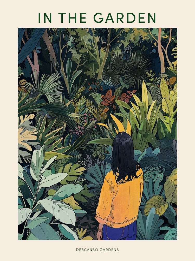 In The Garden Poster Descanso Gardens Usa 3
