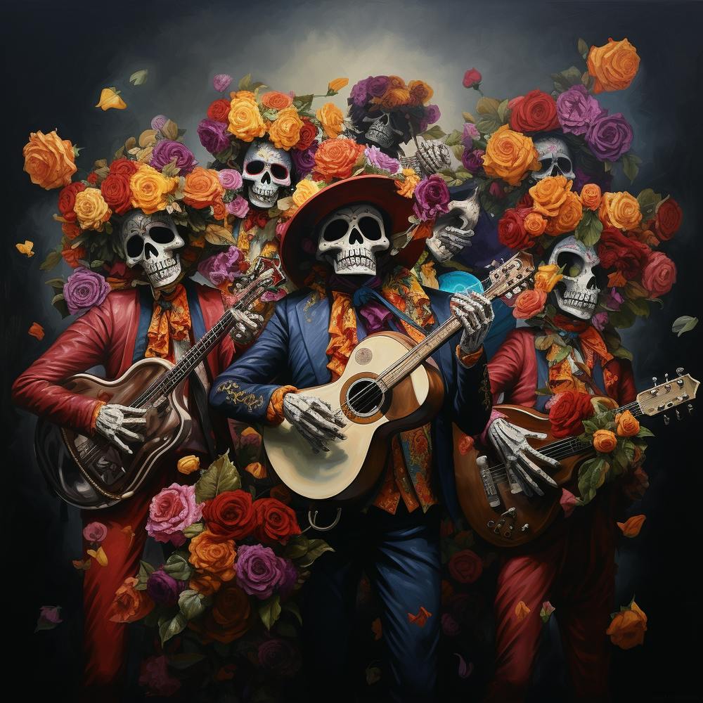 Day Of The Dead Party Musicians 1