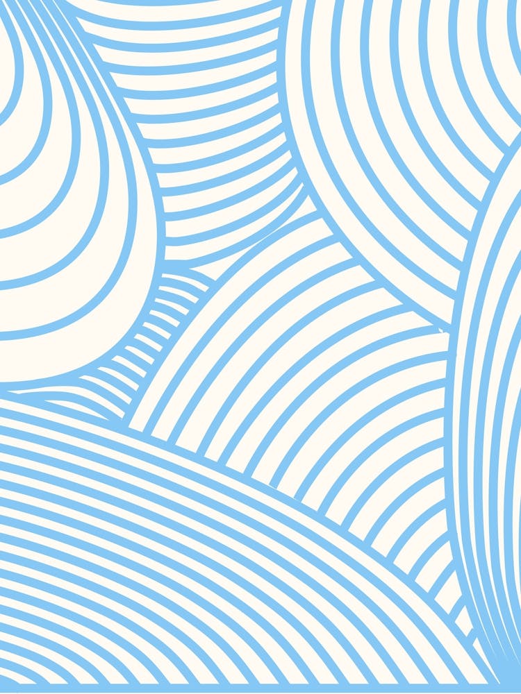 Abstract Blue Wavy Pattern