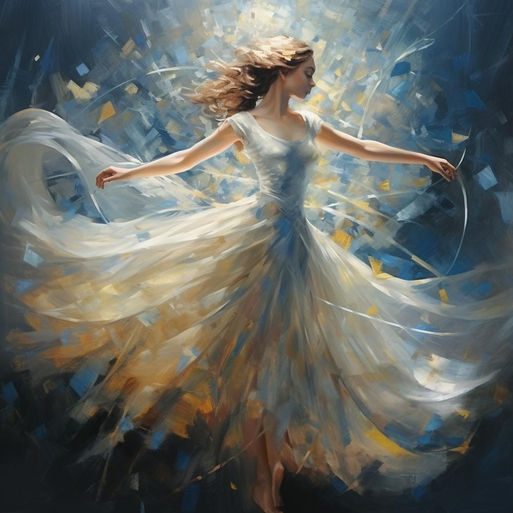 Dancer In White Dress