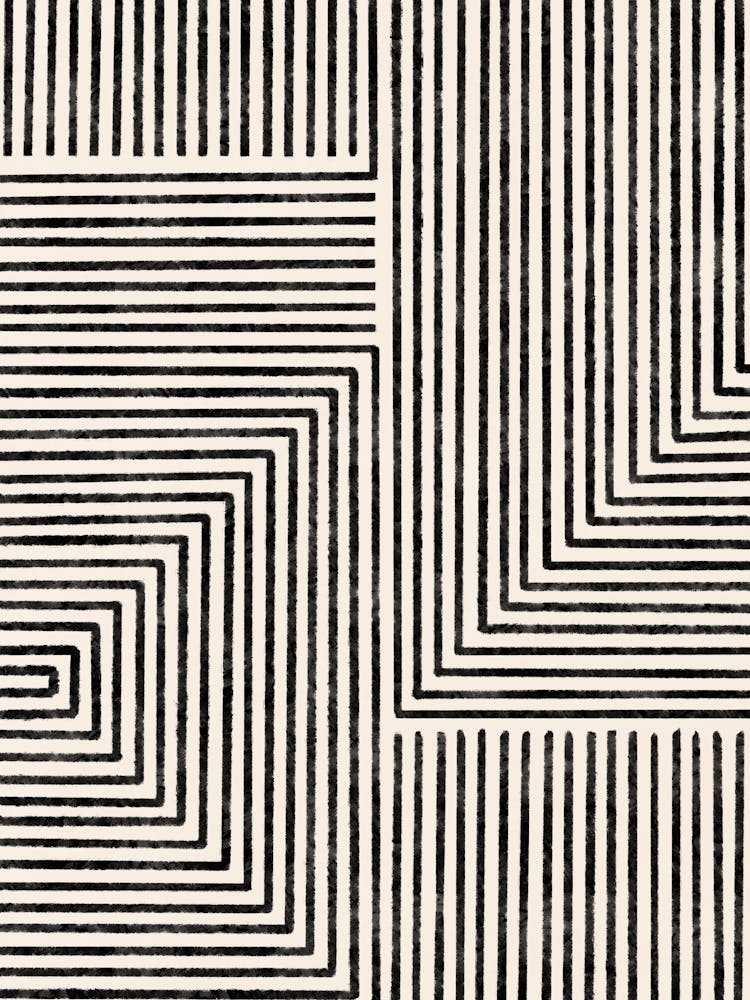 Geometric Lines No 1075