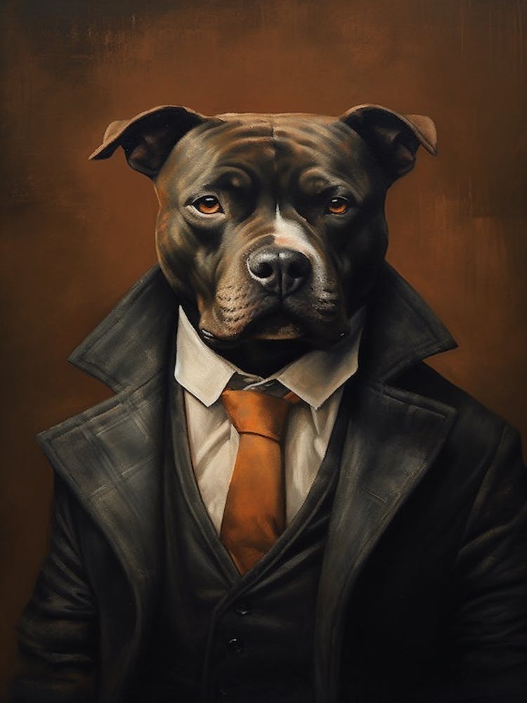 Gangster Dog Staffordshire Bull Terrier 4