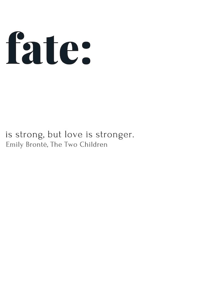 Fate Emily Bronte