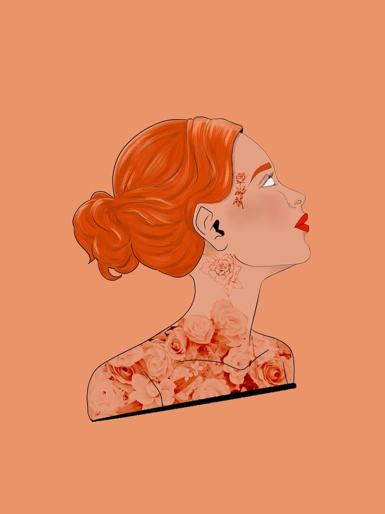 sunset girl