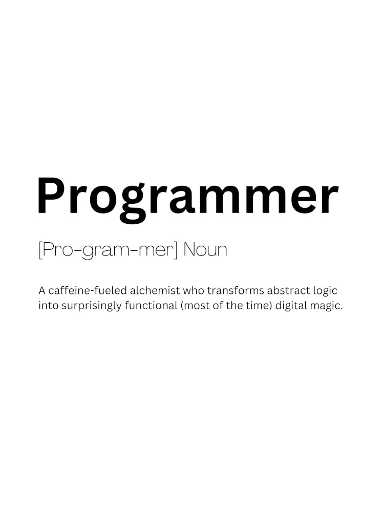 Programmer Definition Meaning