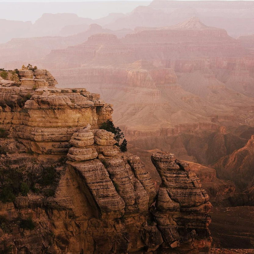 Pink Canyon Scenery Square