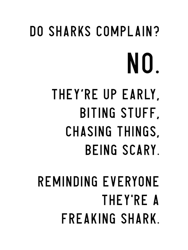 Shark Gym Quote