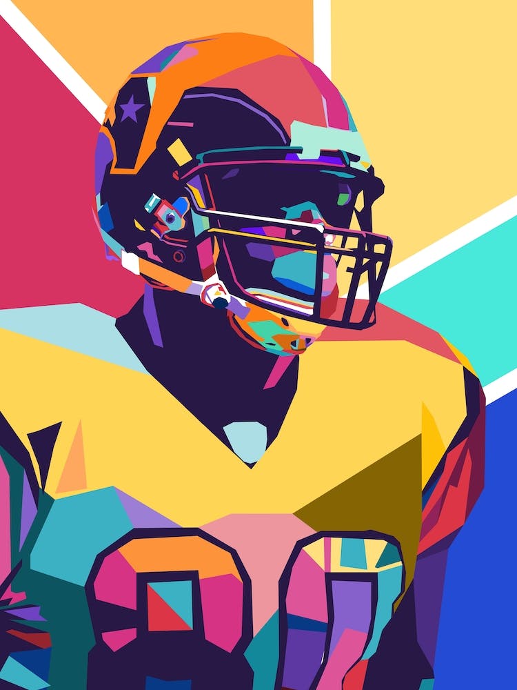American Football Pop Art 21
