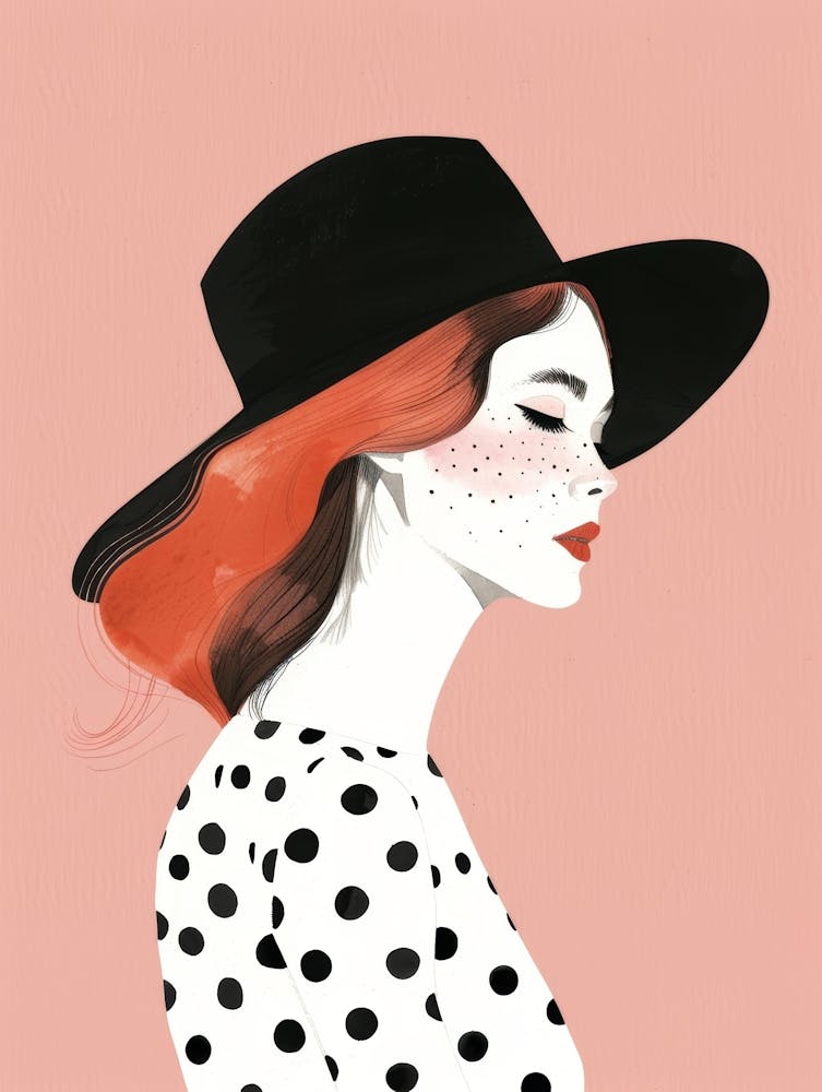Polka Dot Girl 12