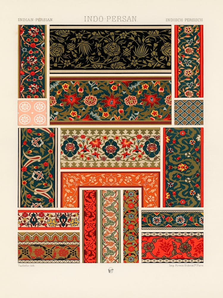 Indo Persian Pattern, Albert Racine