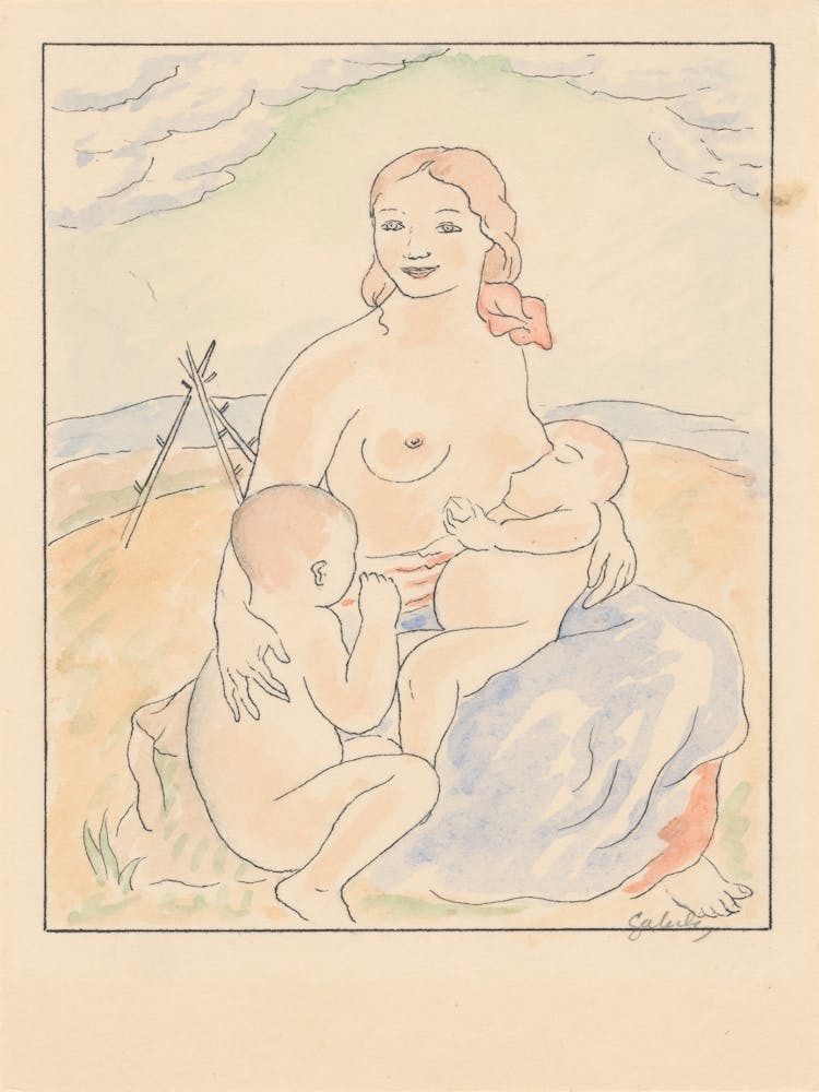 Slovak Mother, Mikuláš Galanda