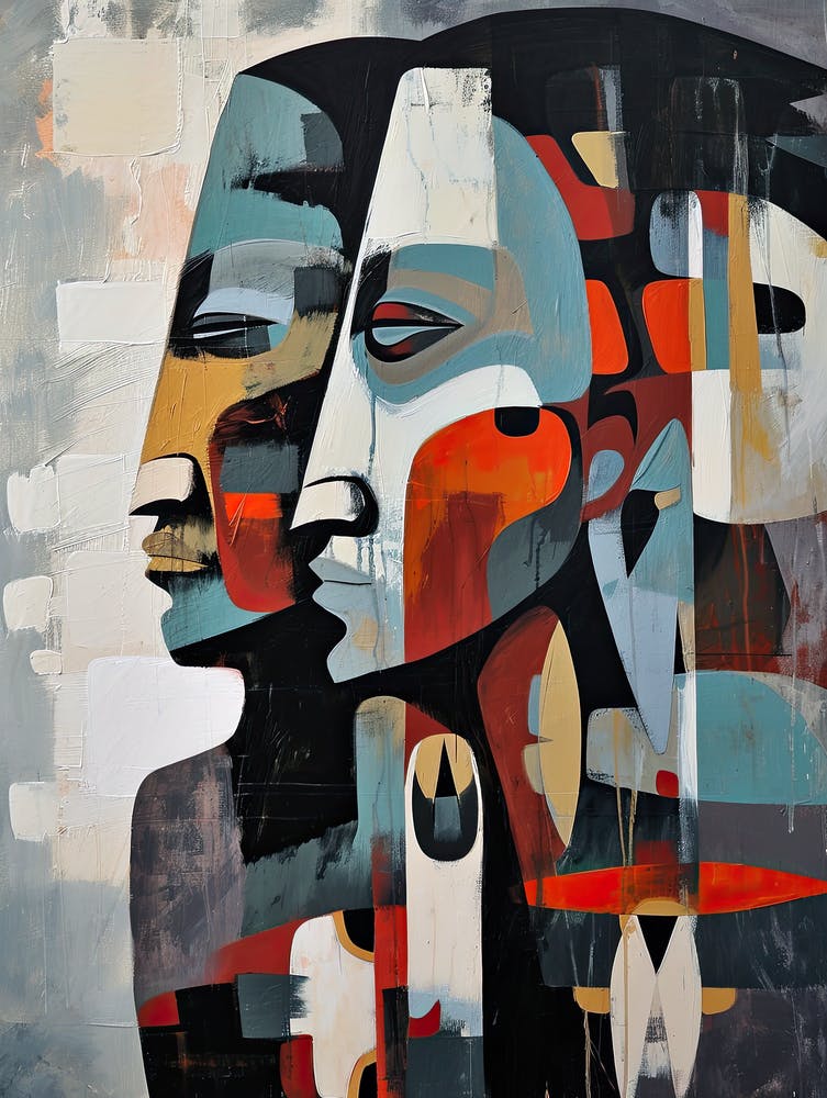 Sioux Silence In Minimalist Art ! Native American Art