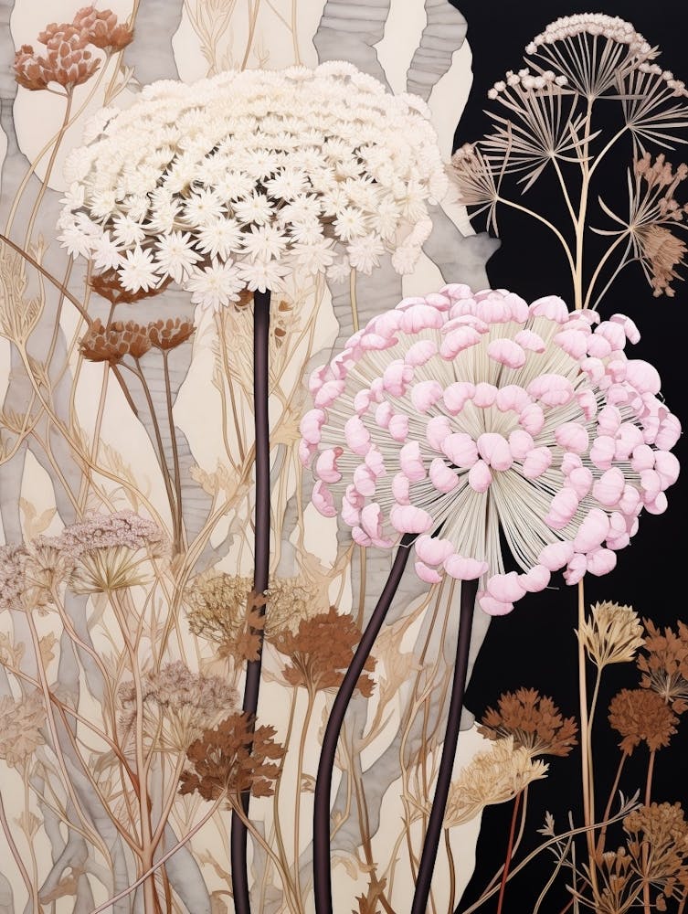 Flower Illustration Queen Annes Lace 3