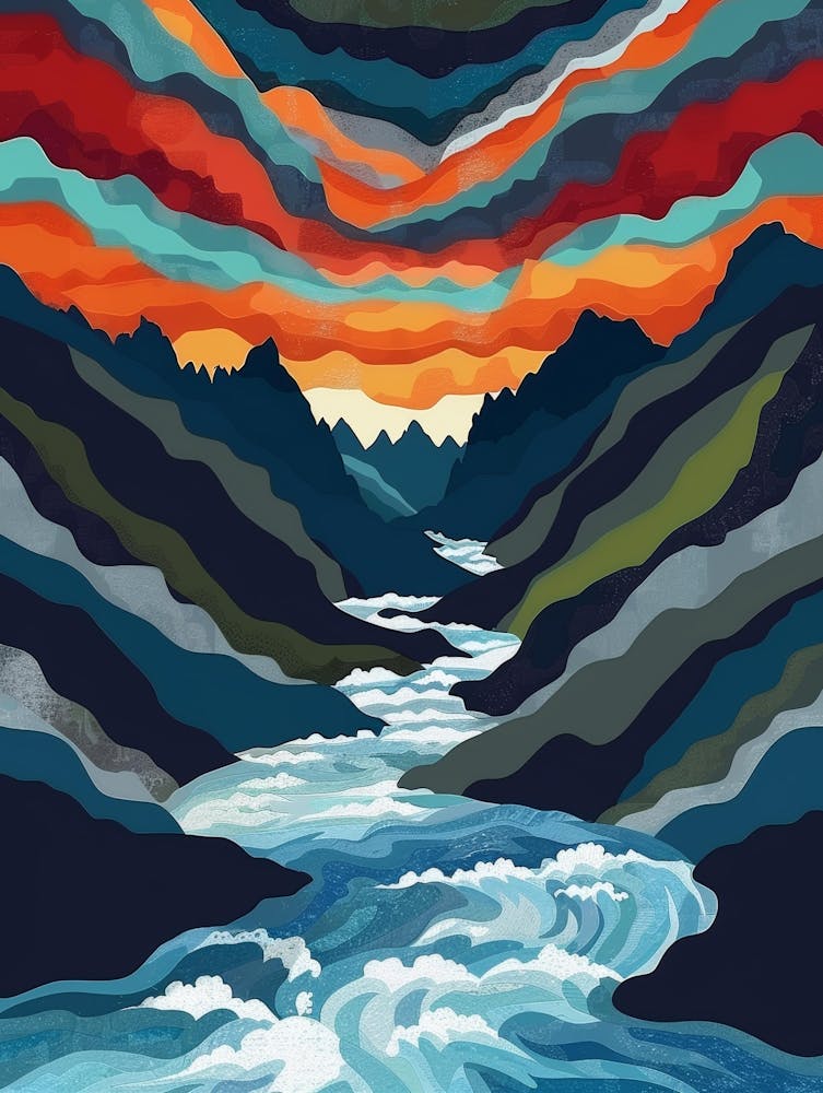 Sunset In The Mountains 81