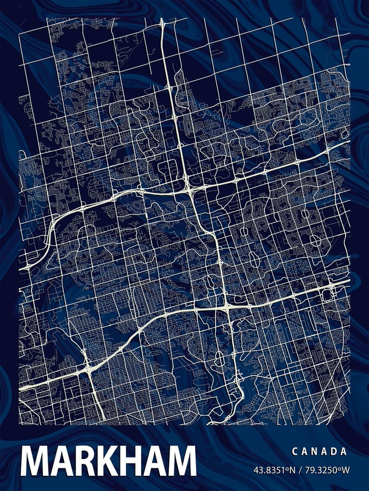Markham Crocus Marble Map