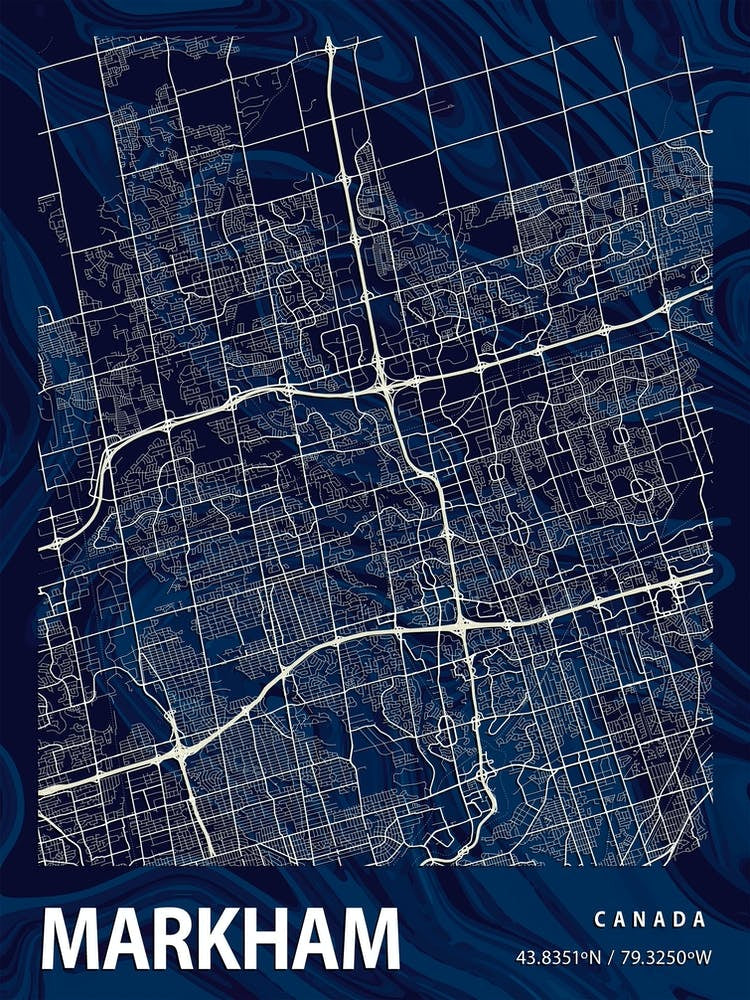 Markham Crocus Marble Map