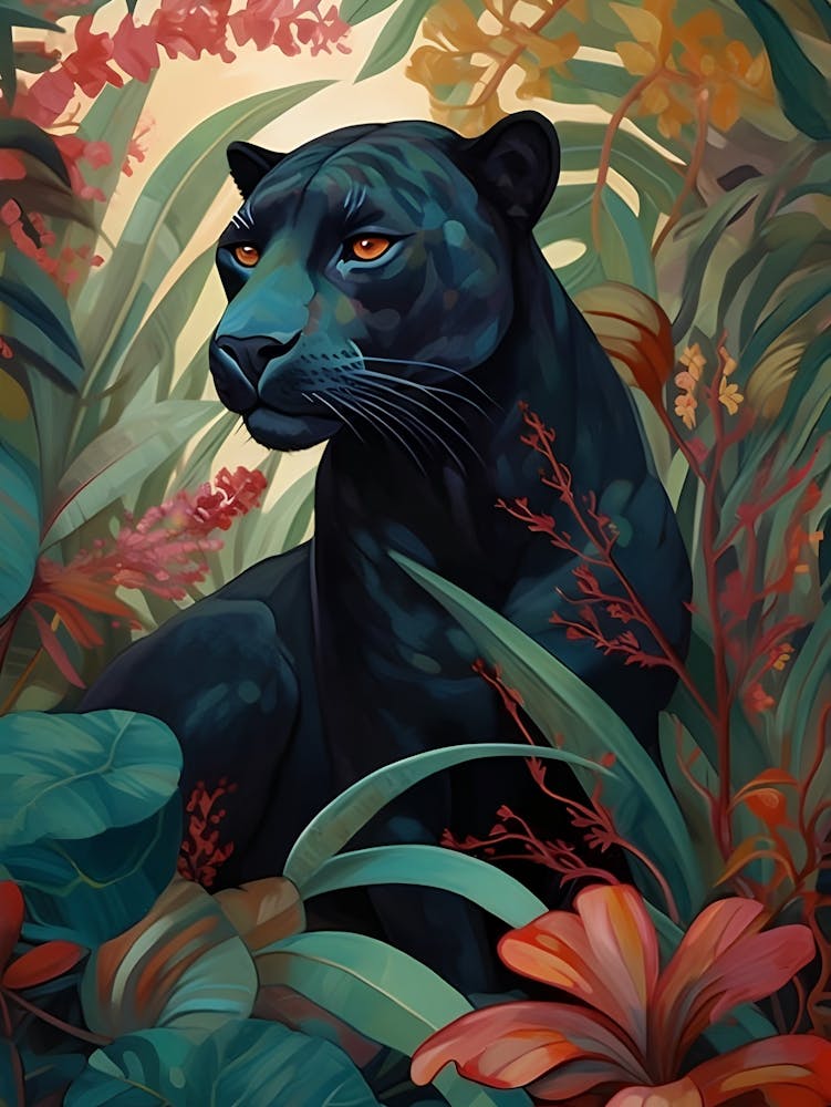 Green Ornamental Print