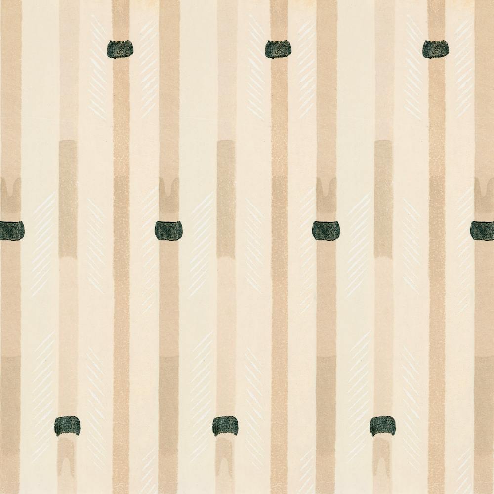 Vintage Ukiyo-e Woodblock Print Of Japanese Textile, Shima Shima, Furuya Korin (18)